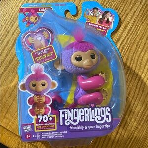 Fingerlings Interactive Toy - Purple/Pink Monkey, More Rare